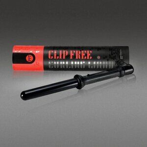 PYT 25mm Black Clip Free Curling Wand - NEW IN BOX